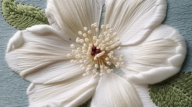 Broderie detaliu floral